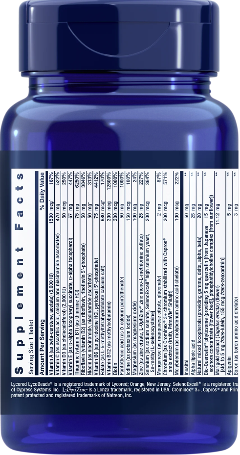Life Extension One Per Day – Komplett Multivitamin (60 tabletter) - 2