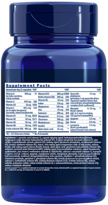 Life Extension Two-Per-Day – Högpotent Multivitamin (120 kapslar) - 4