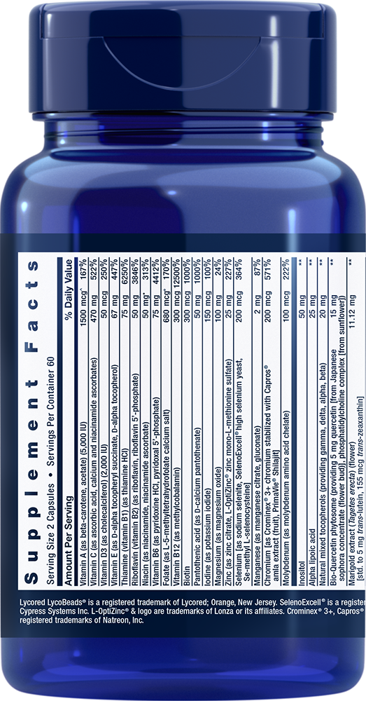 Life Extension Two-Per-Day – Högpotent Multivitamin (120 kapslar) - 2