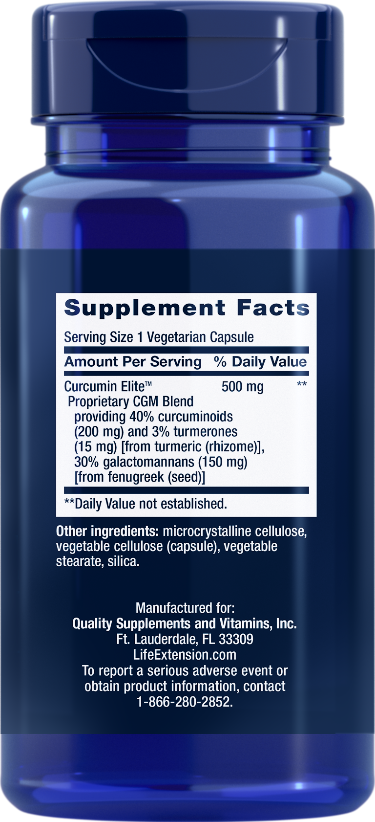 Life Extension Curcumin Elite – Högabsorberande Gurkmeja (30 kap) - 2