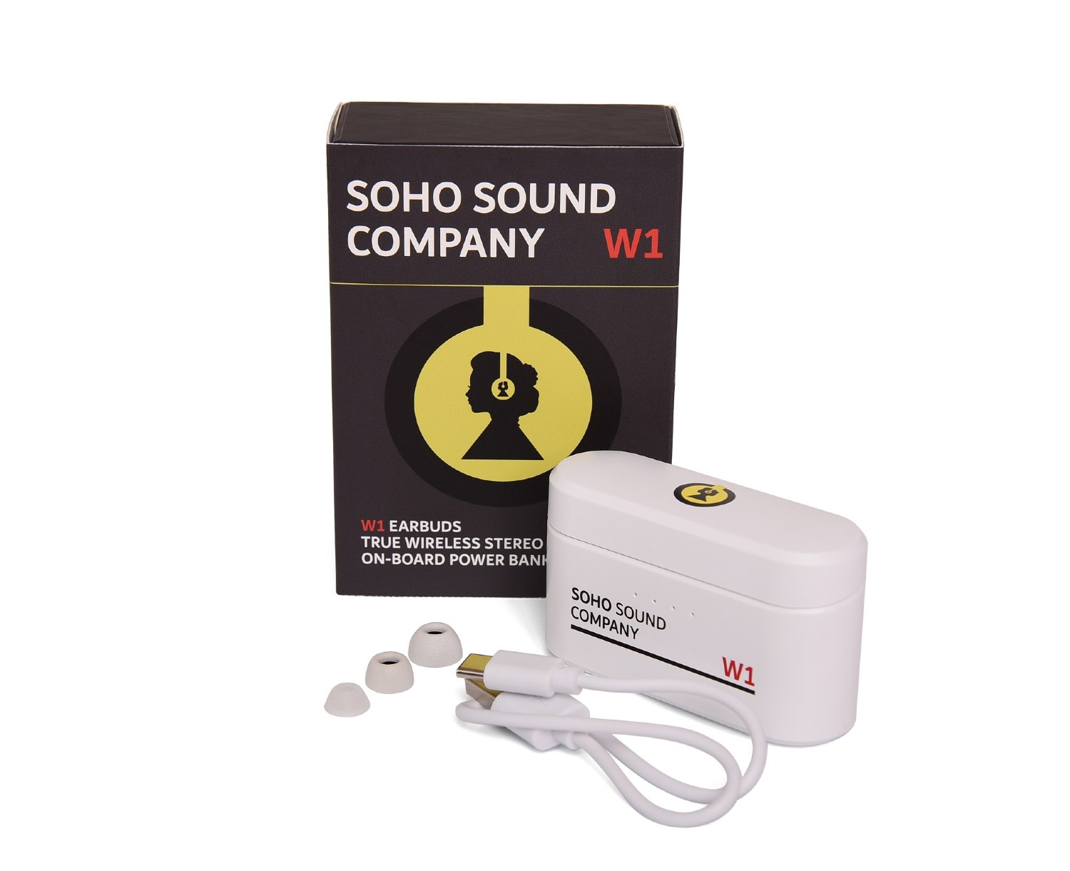Soho W1 White - Earbuds - 4