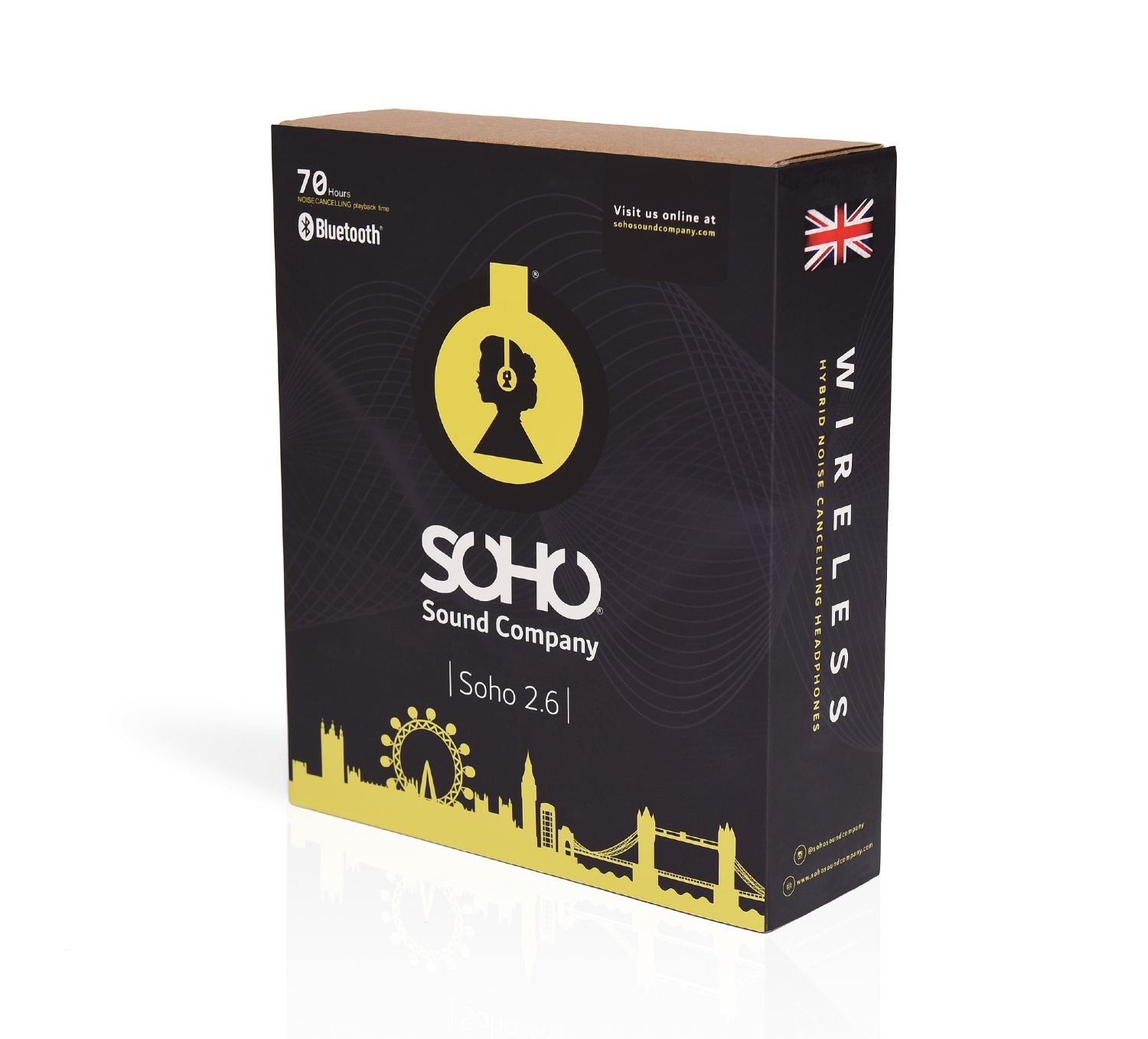 Soho 2.6 Grey - Hörlurar med Bluetooth - 3