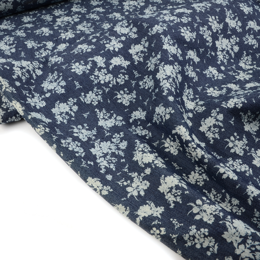 DENIM FLOWER - DARK BLUE