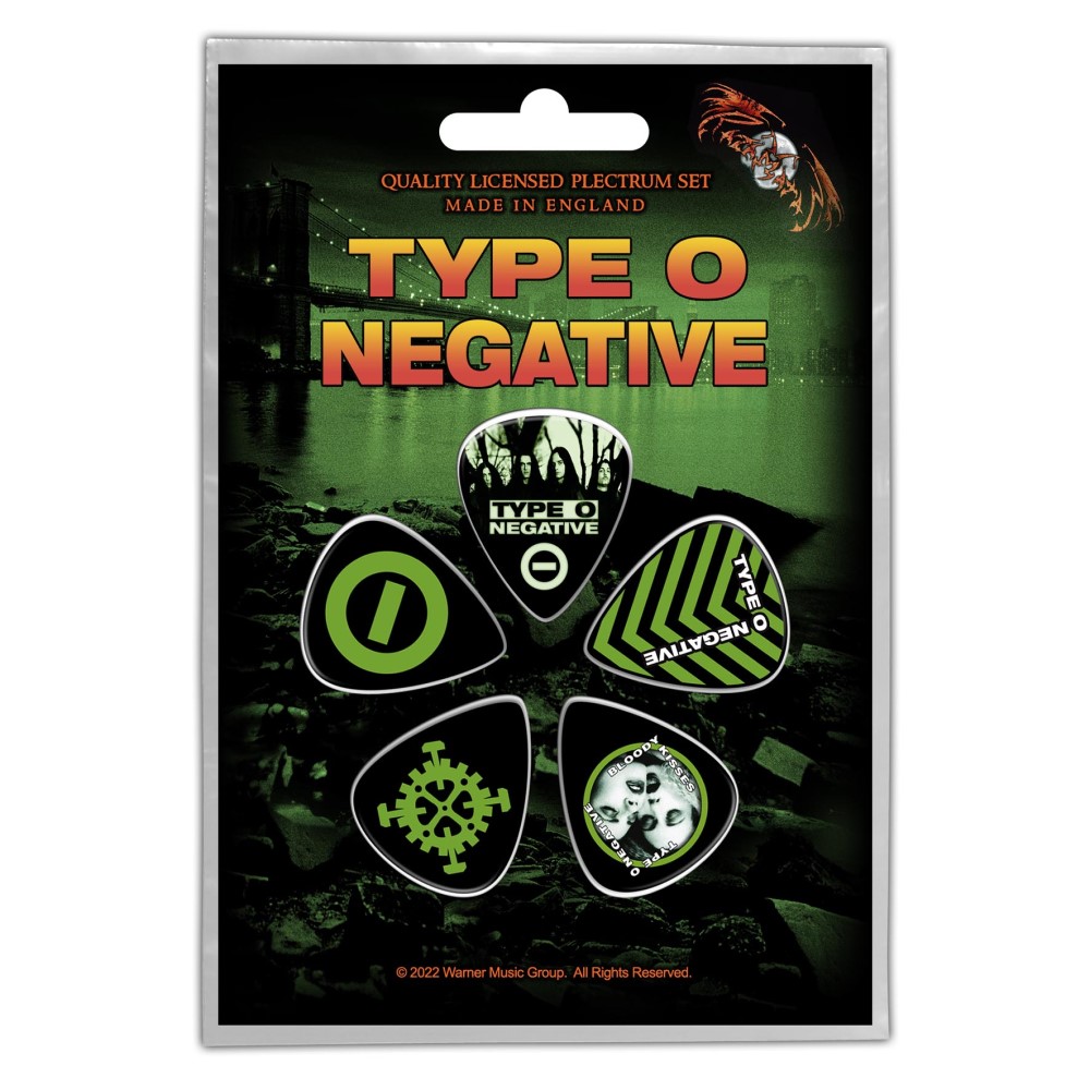 Type O Negative World Coming Down 5 Pack Guitar Picks