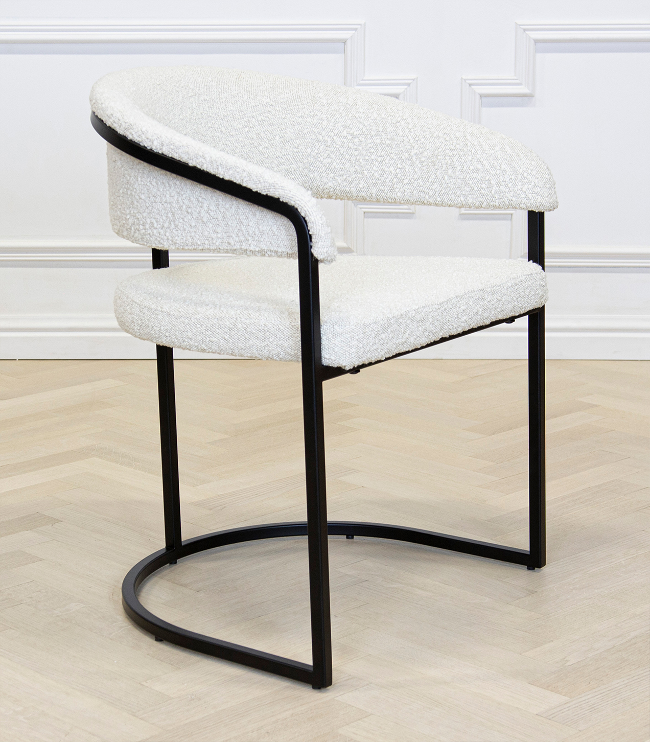 Chloé stol svart/bouclé