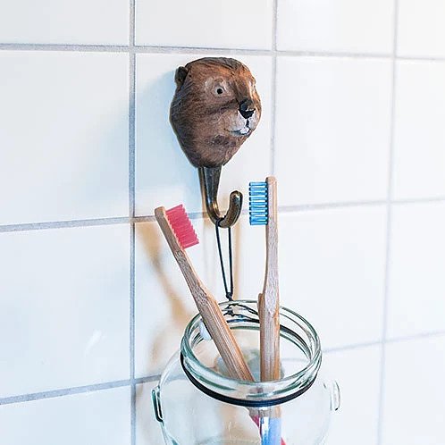 Handsnidad hängare Bäver - 5