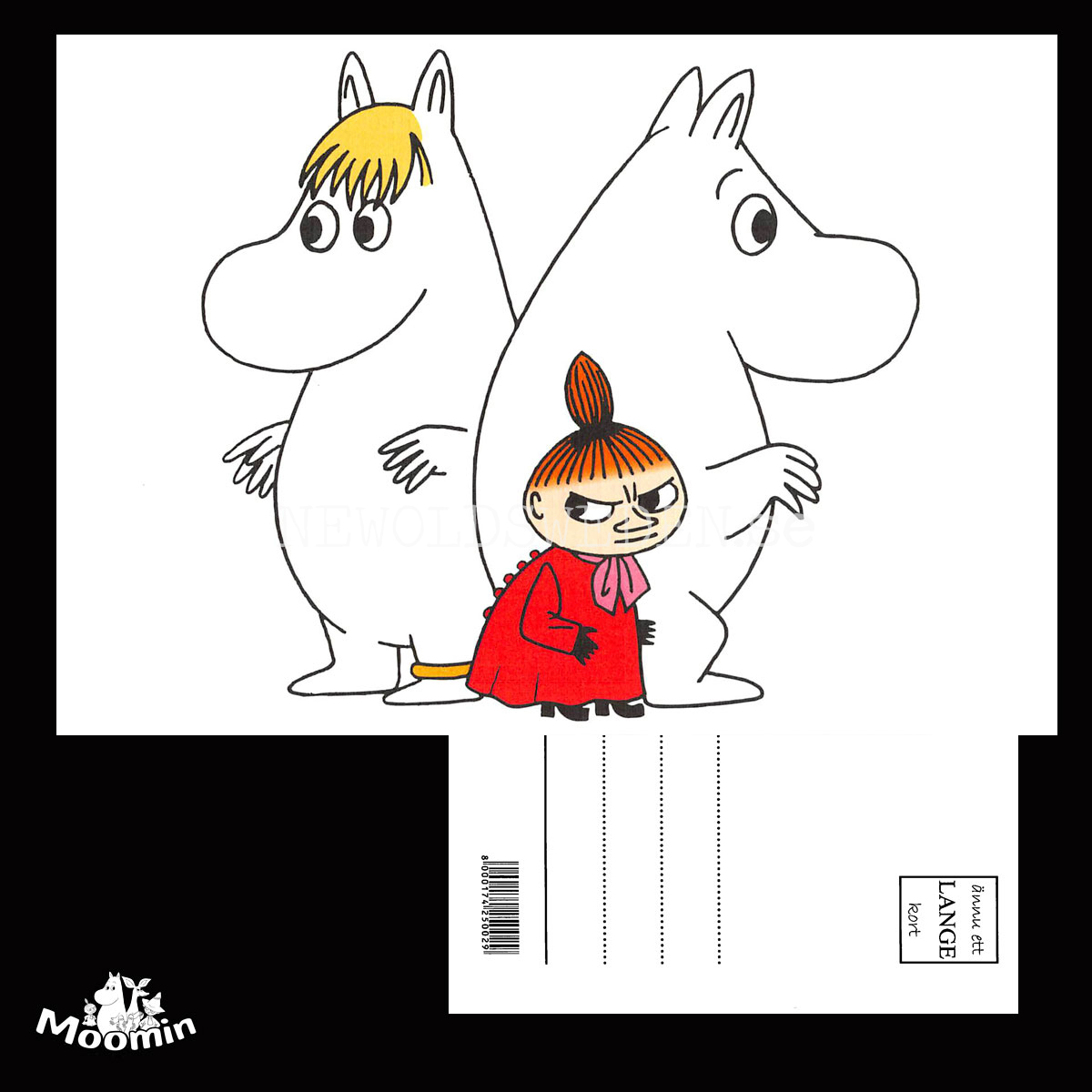 Moomintroll & Snorkmaiden & Little My MOOMIN - 341 - 2