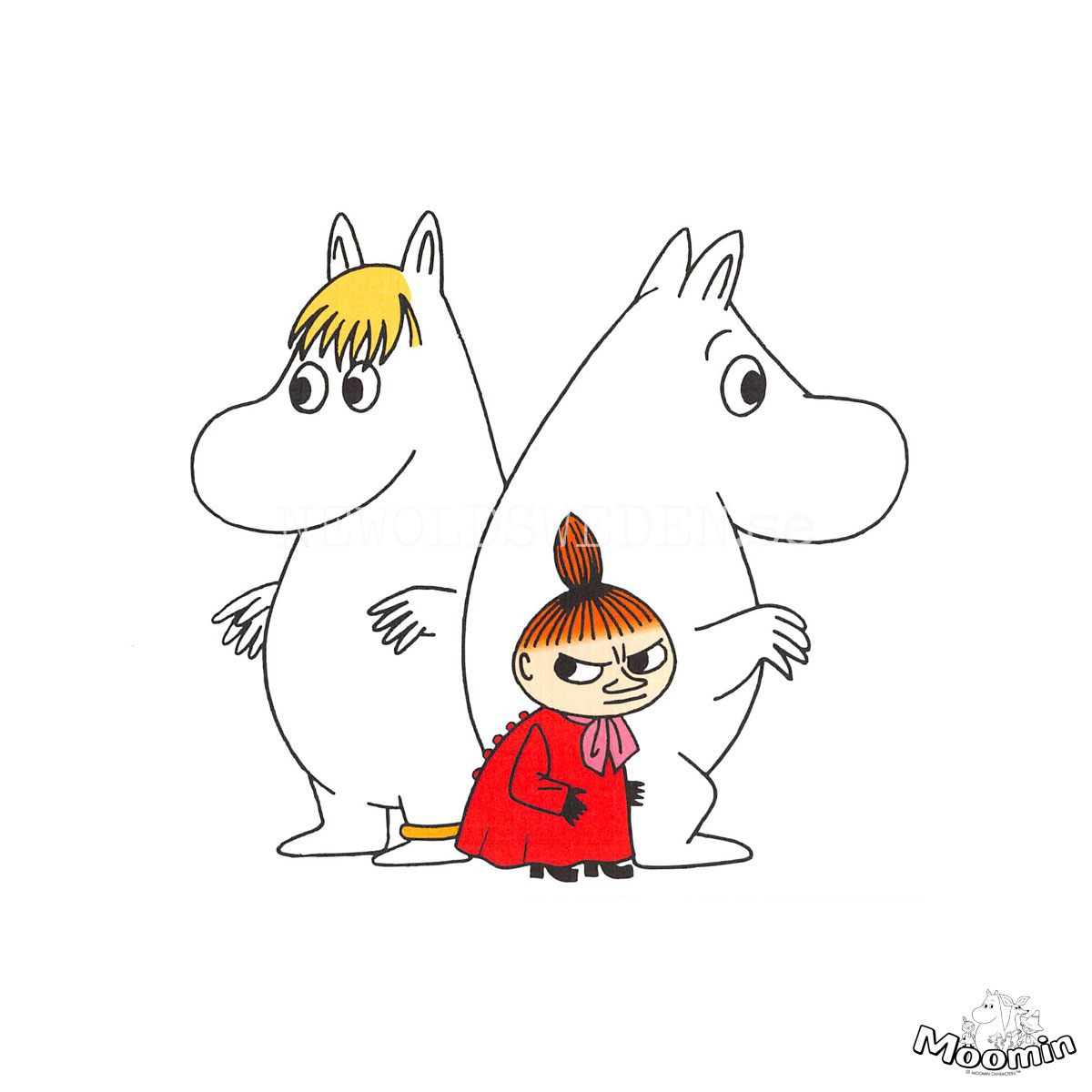 Moomintroll & Snorkmaiden & Little My MOOMIN - 341 - 3