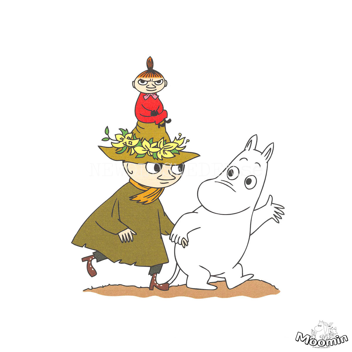 Moomintroll & Snufkin & Little My MOOMIN - 341 - 3