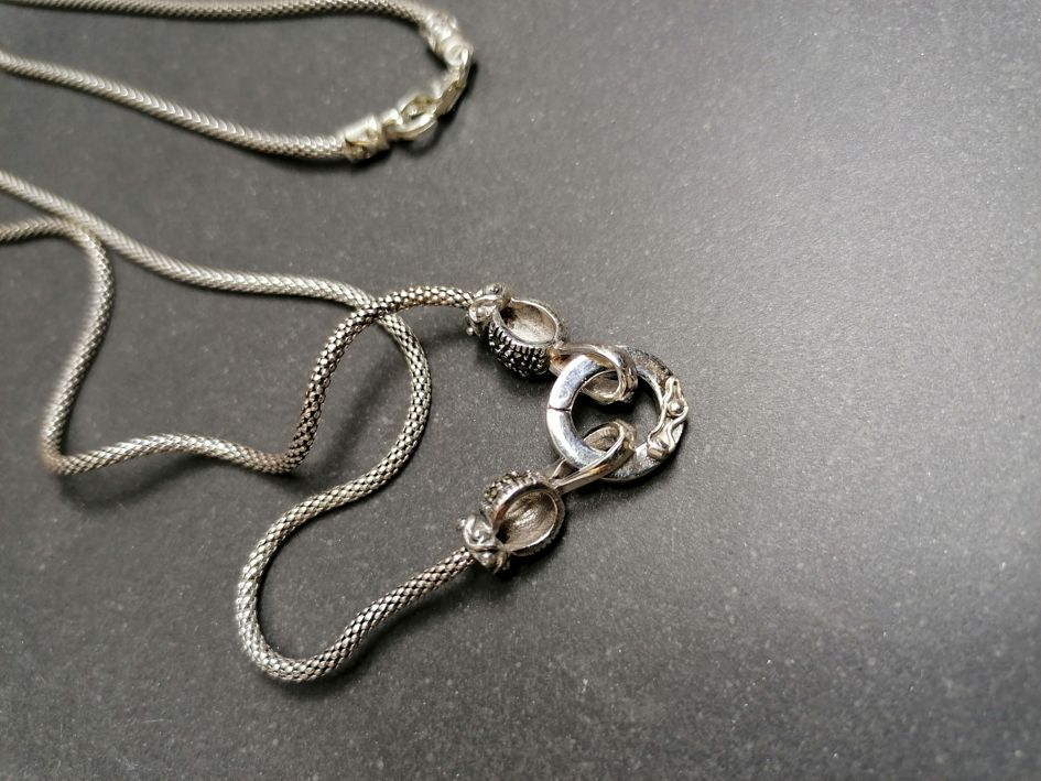 Kedja i Sterling Silver med Öppningsbar Ögla - 2
