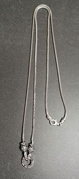Kedja i Sterling Silver med Öppningsbar Ögla