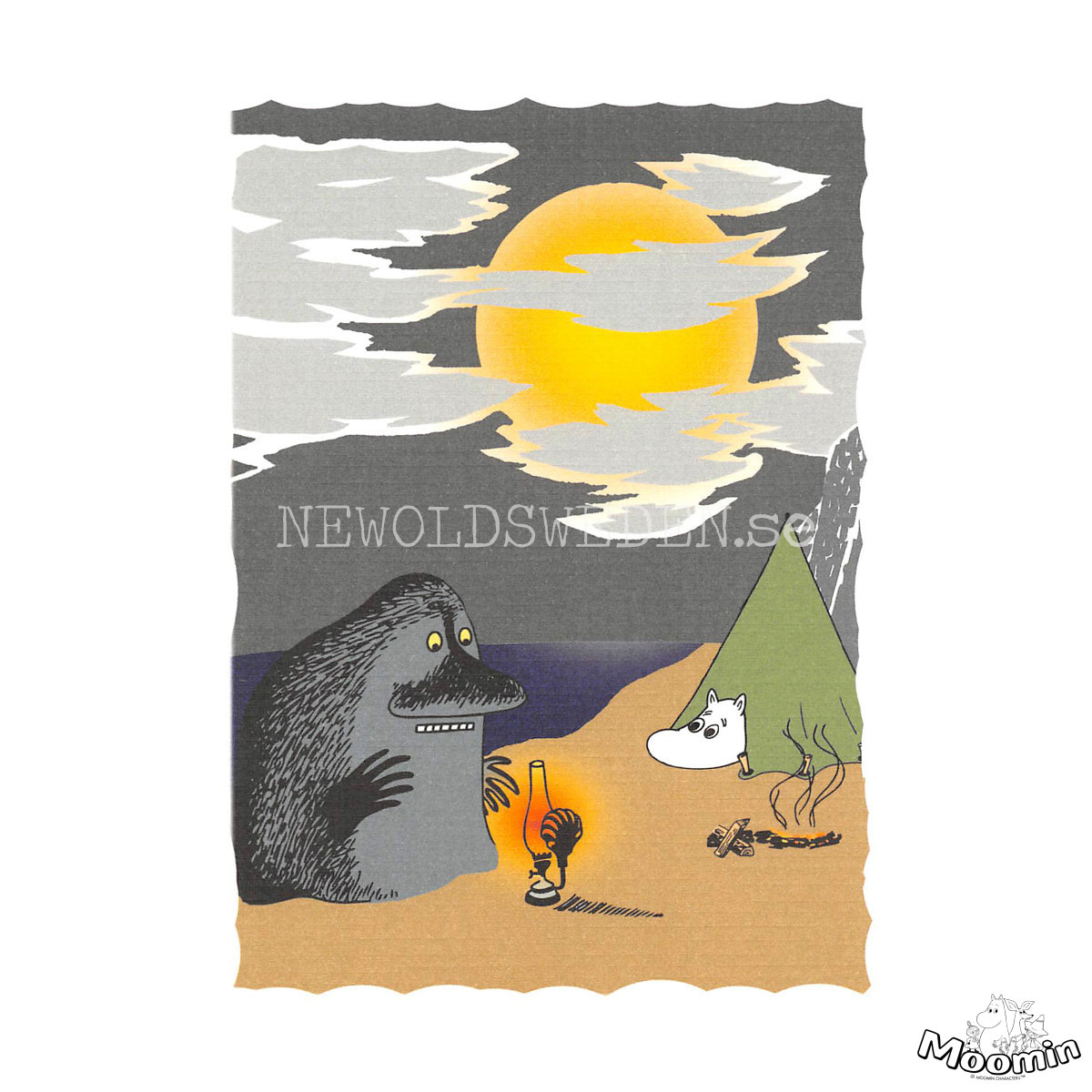 The Groke & Moomintroll MOOMIN - 342 - 3