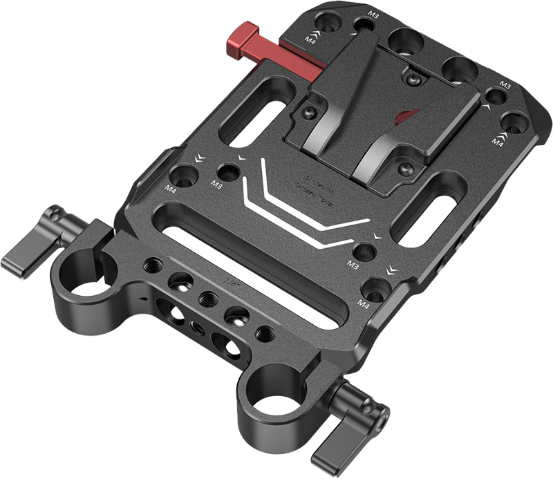 SMALLRIG 3016 Battery Plate V-Mount w Rod Clamp
