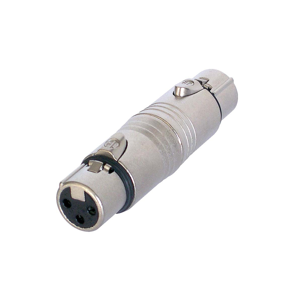 XLR Adapter XLR 3p Female - XLR 3p Female Silver