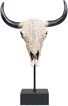 Dekorativ Bisonskalle