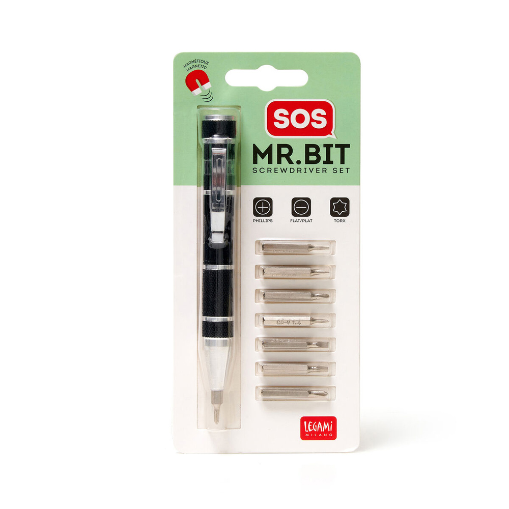 Miniskruvmejslar - LEGAMI Mr. Bit Screwdriver Set - 2