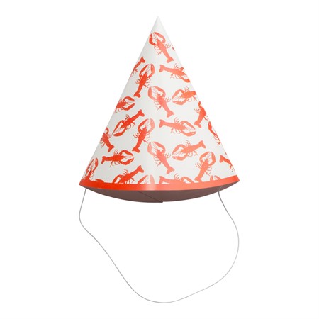Partyhattar 6-pack Kräftskiva