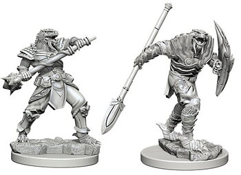 D&D Nolzur's Marvelous Minis: Male Dragonborn Fighter with Spear