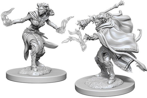 D&D Nolzur's Marvelous Minis: Female Tiefling Warlock