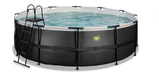 EXIT Reservdel liner pool ø450x122cm - Svart - OBS ENDAT SJÄLVA POOLDUKEN