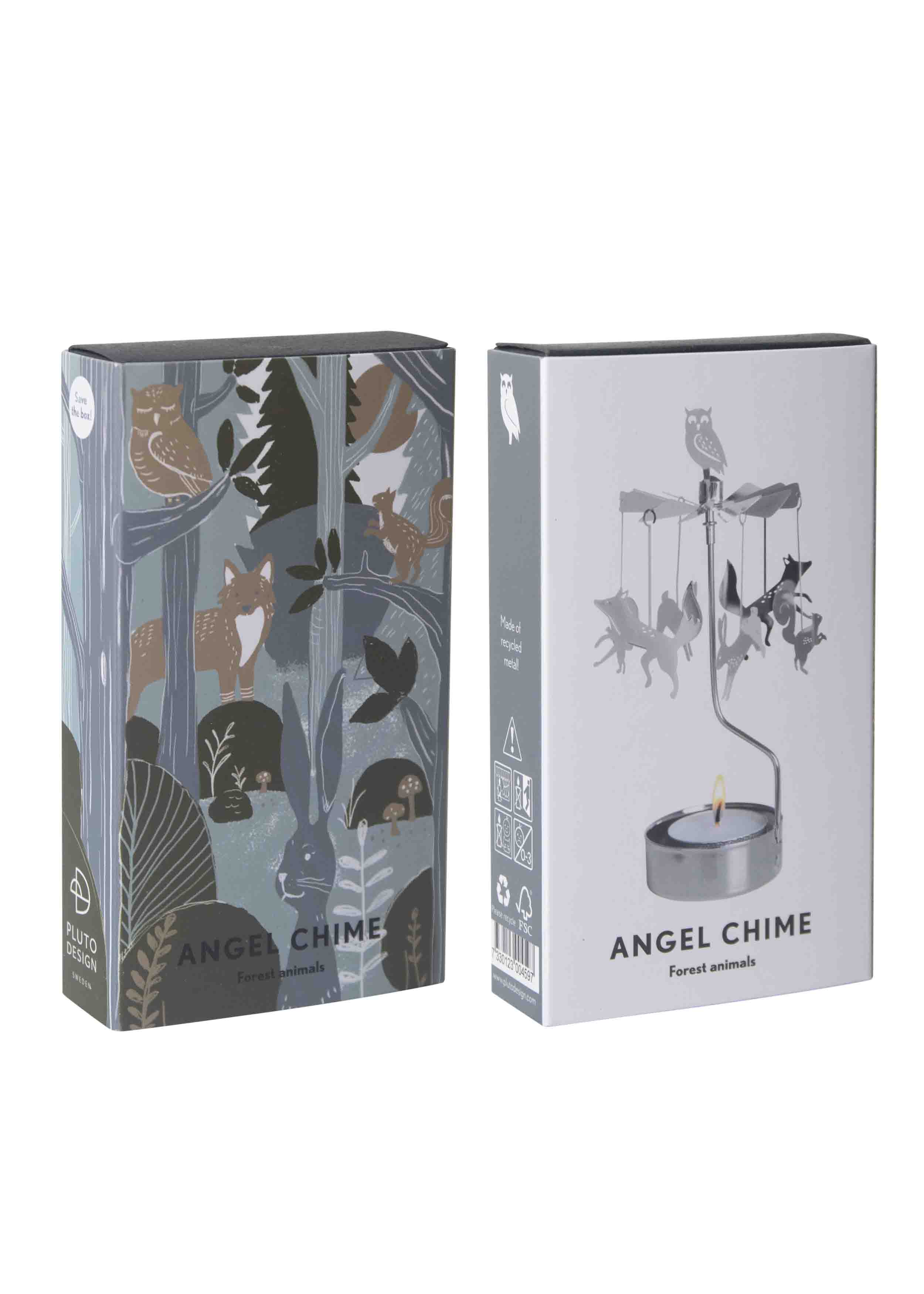 TEALIGHT SPINNER FOREST ANIMALS - 2
