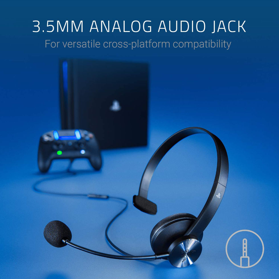 Ultralight gaming chat headset for PlayStation PS4 and PS5 - 6