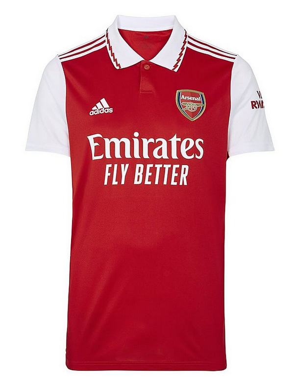 2022/2023 ARSENAL ADIDAS HEMMATRÖJA KORTÄRMAD - JUNIOR