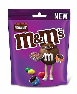 M & M brownie