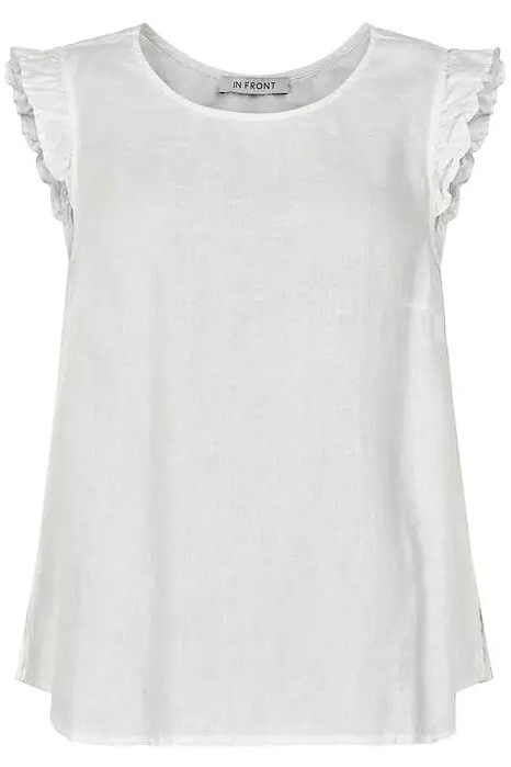  In Front - Lino Top White & Pink - 3
