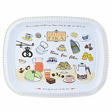 Bricka Swedish Fika, 32 x 25 cm