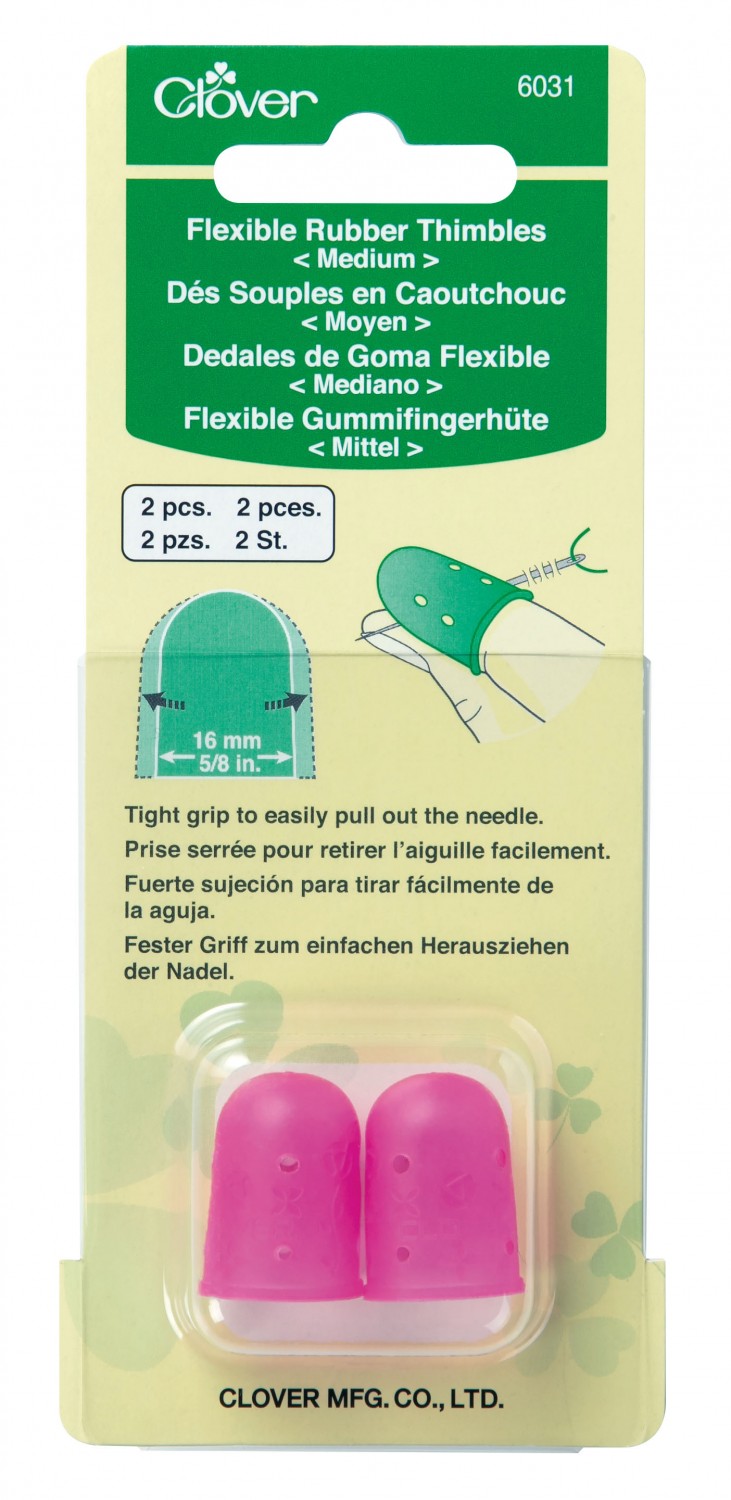 Flexibel fingerborg/nådragare - Flexible Rubber Thimble Medium