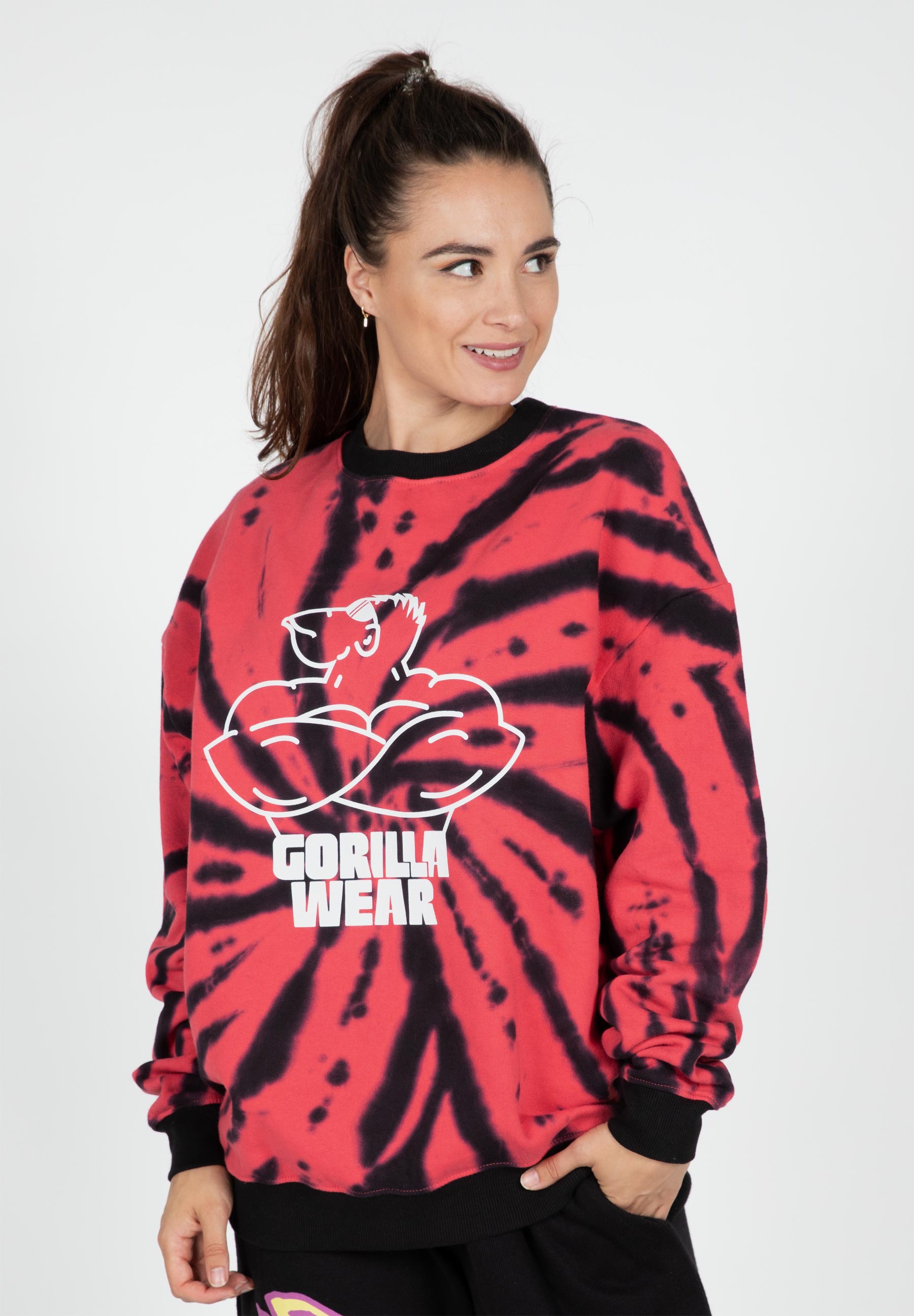 Legacy Oversized Sweatshirt, red/black - 6