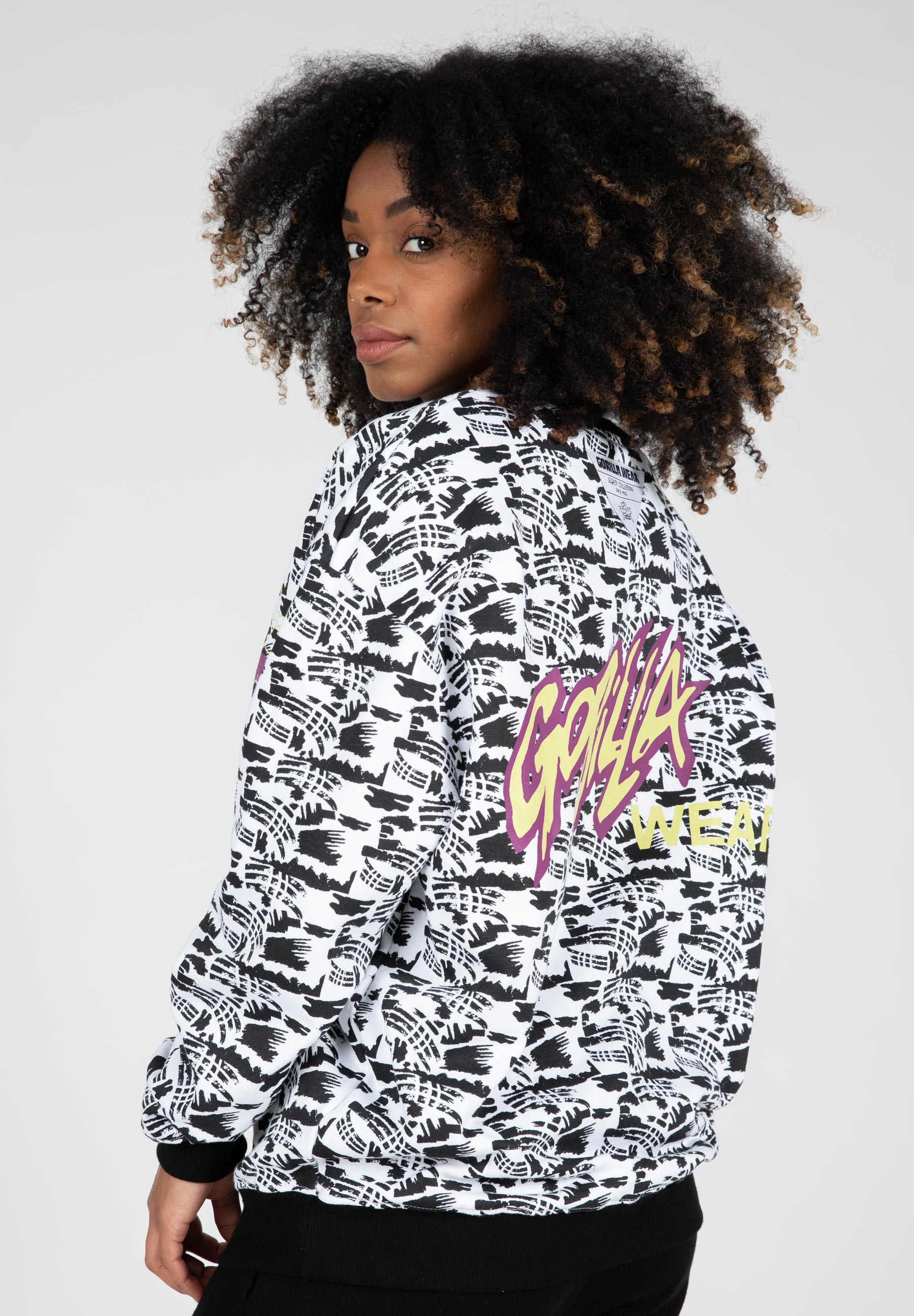 Legacy Oversized Sweatshirt, white/ black - 6