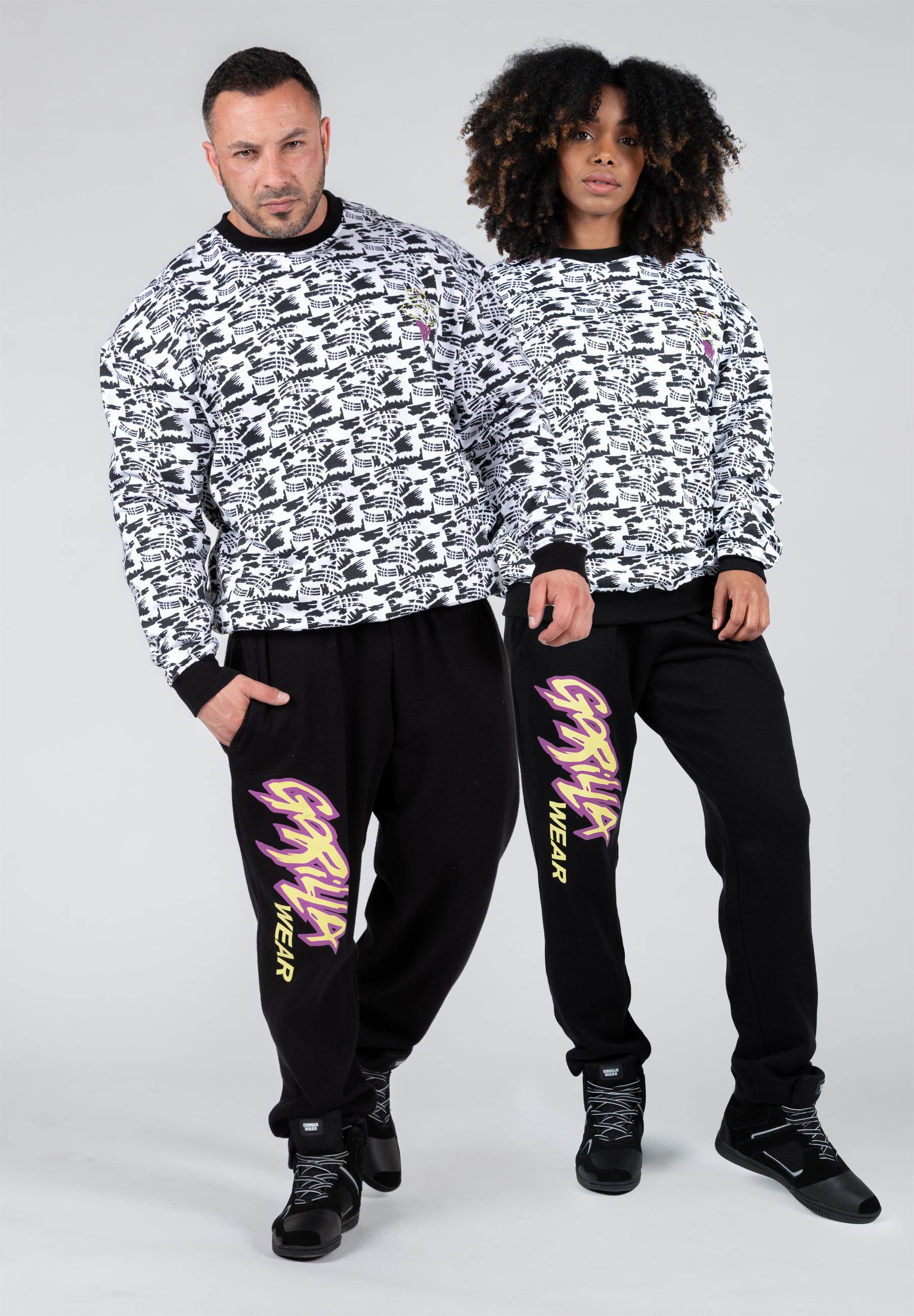 Legacy Oversized Sweatshirt, white/ black - 4