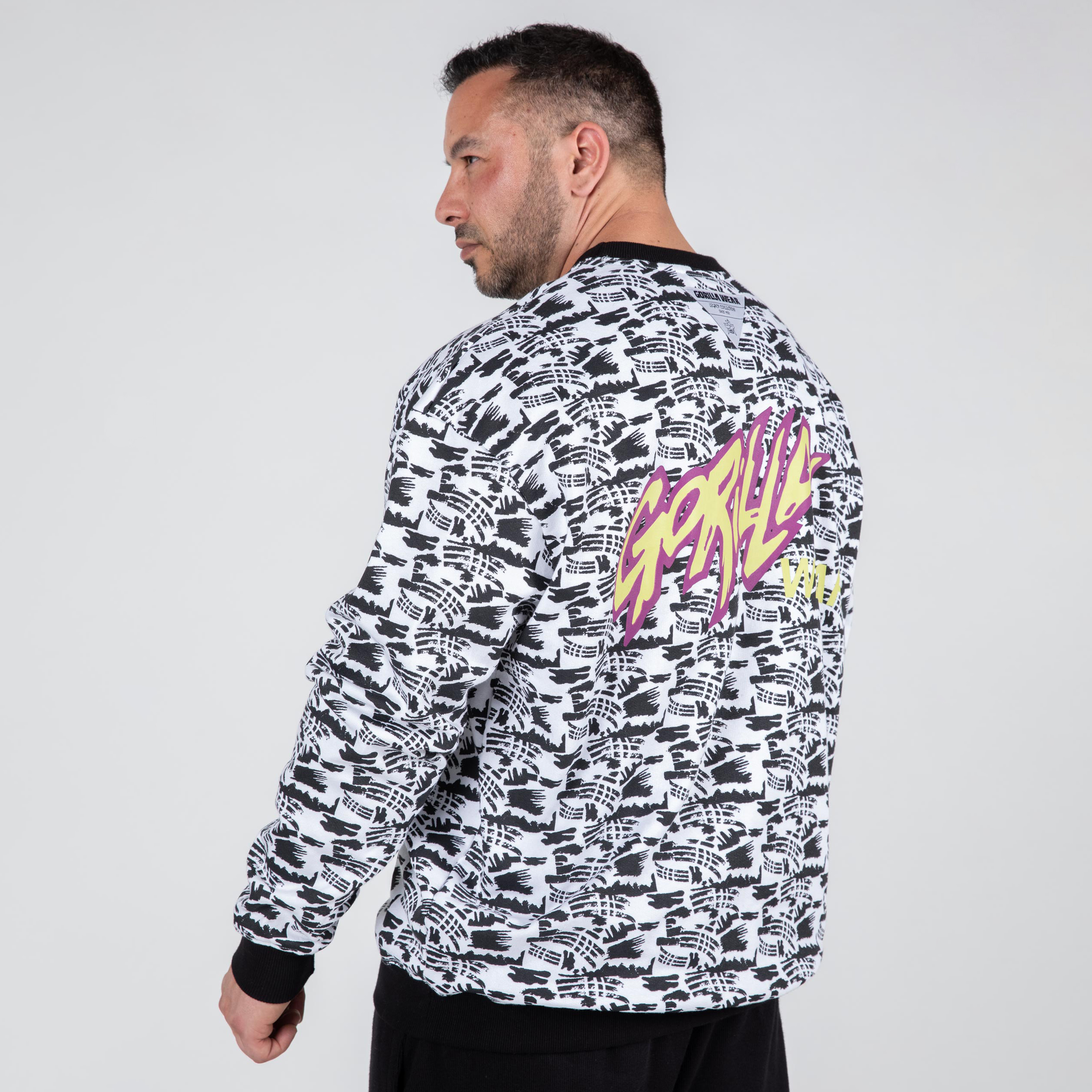 Legacy Oversized Sweatshirt, white/ black - 2