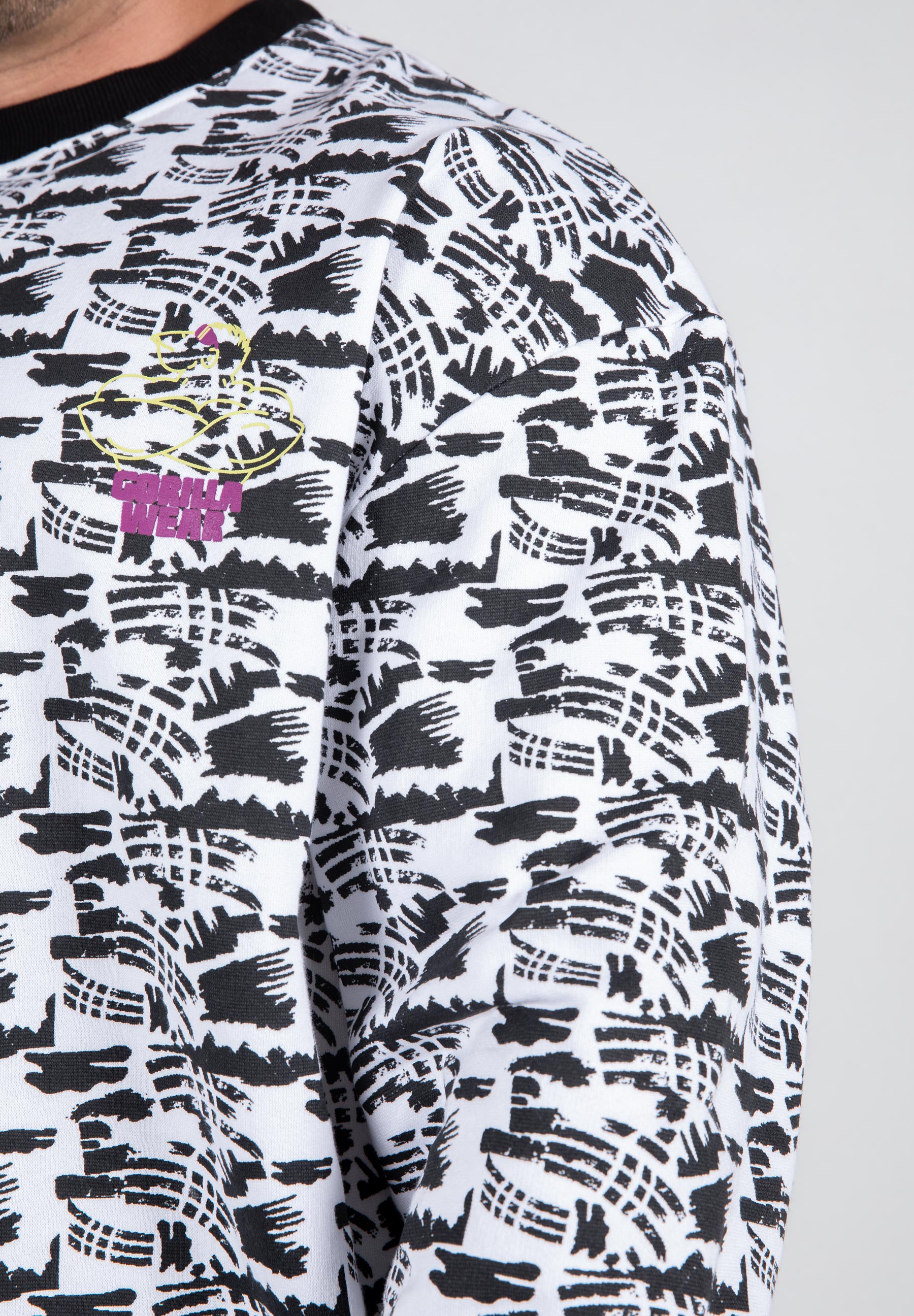 Legacy Oversized Sweatshirt, white/ black - 11