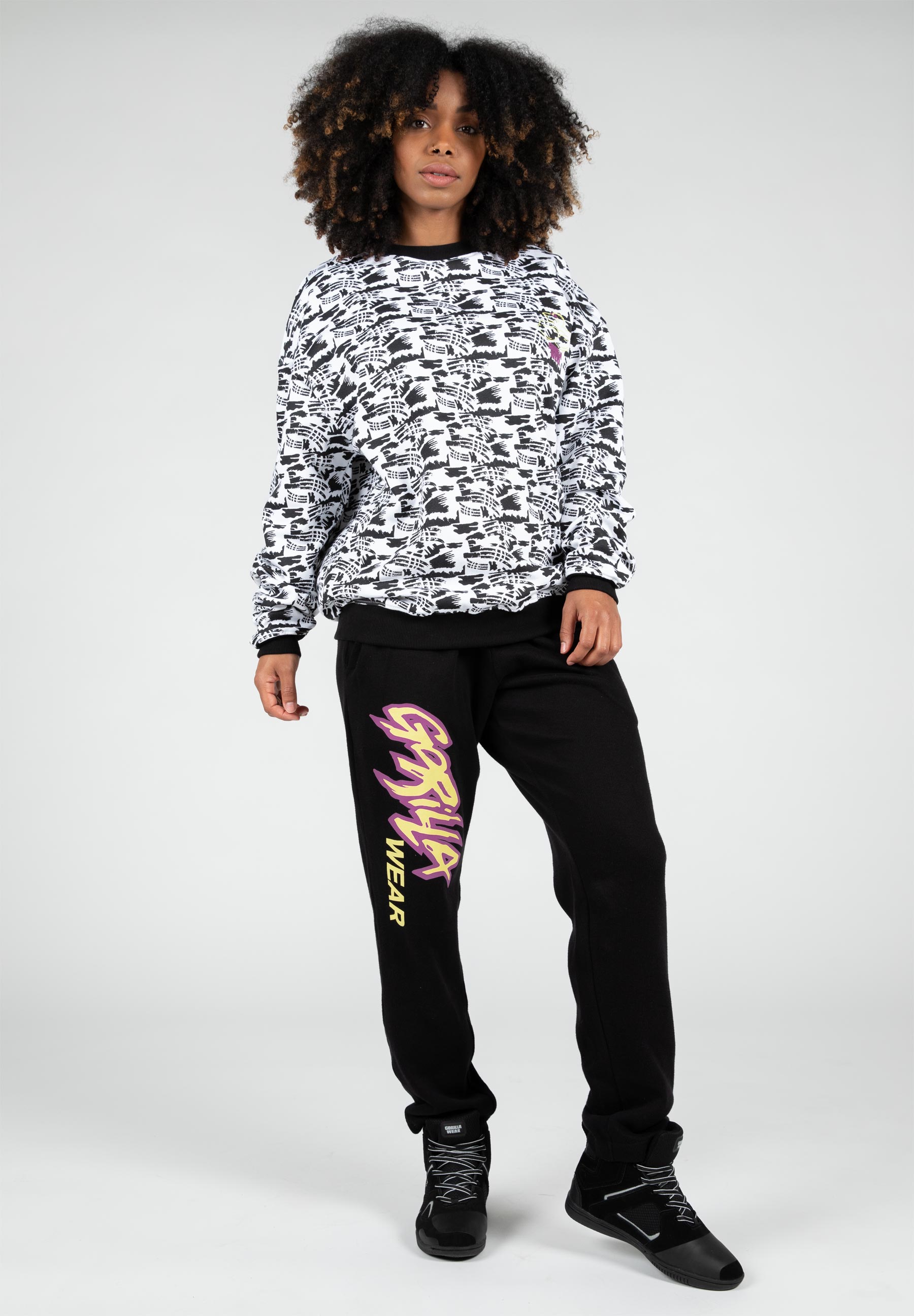 Legacy Oversized Sweatshirt, white/ black - 7