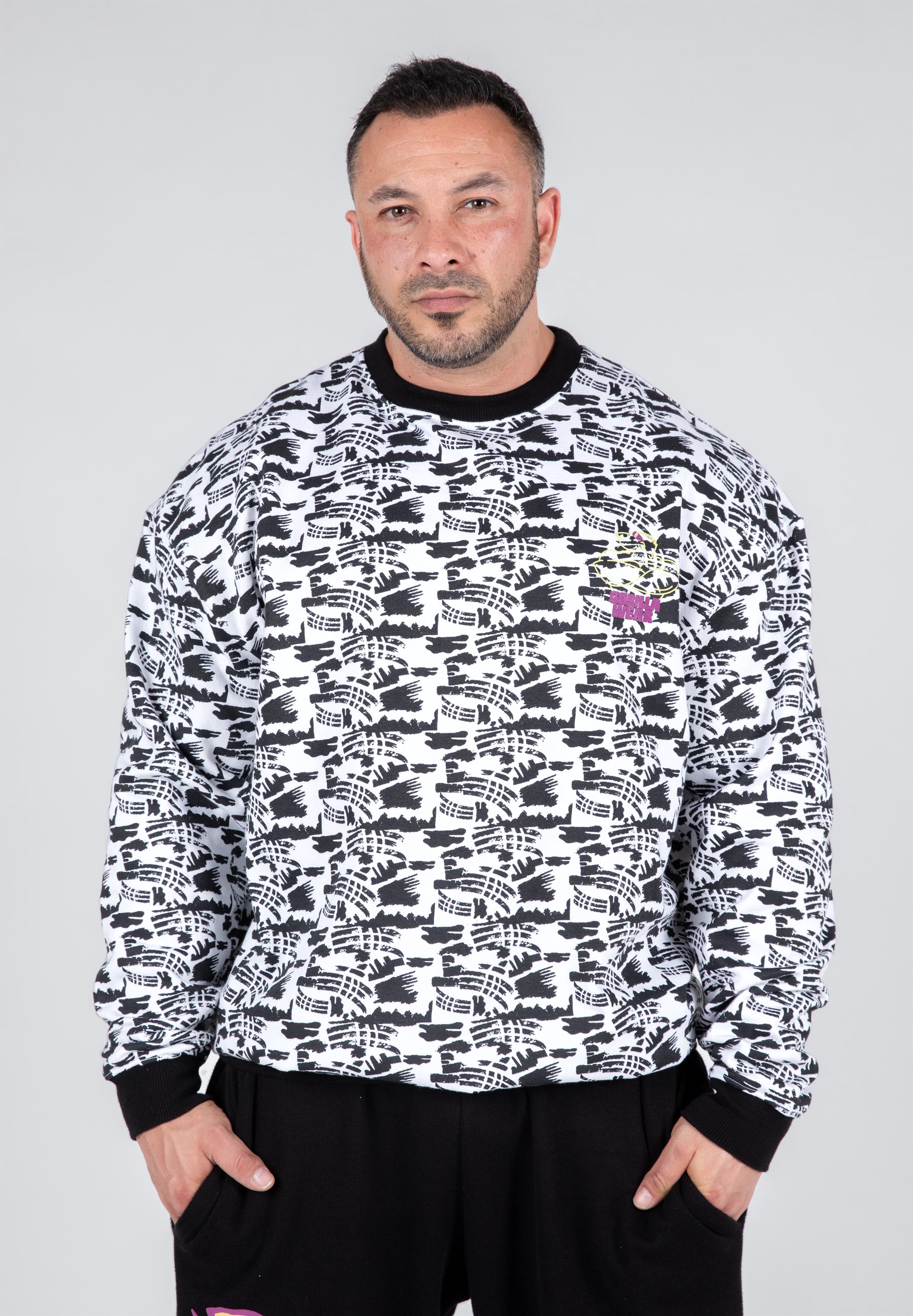 Legacy Oversized Sweatshirt, white/ black - 13