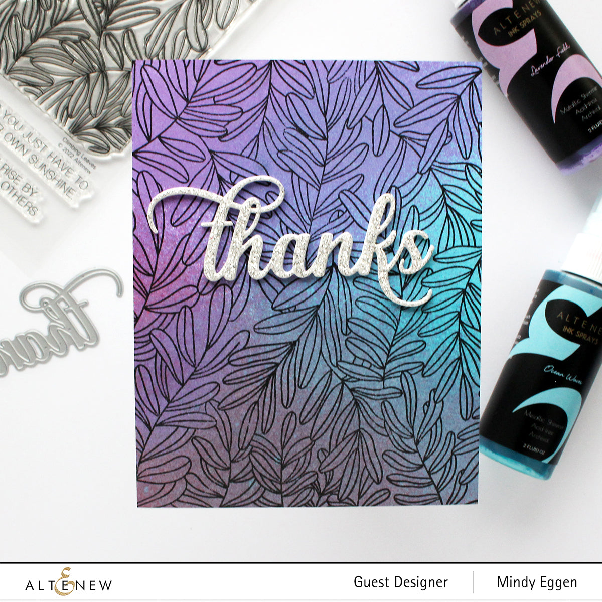 ALTENEW -Climbing Leaves Stamp Set - 15