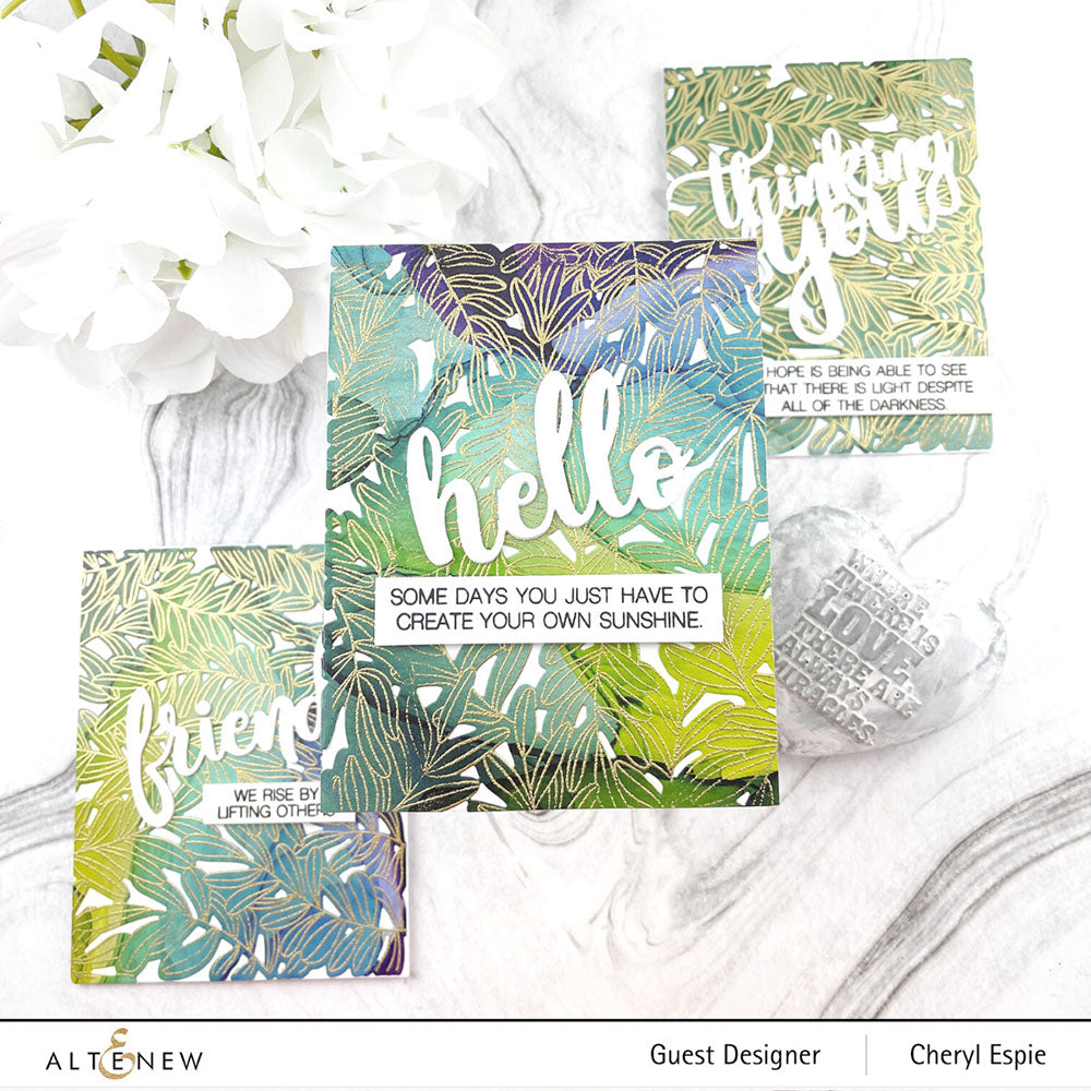 ALTENEW -Climbing Leaves Stamp Set - 2