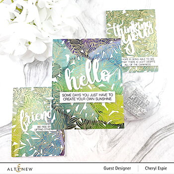 ALTENEW -Climbing Leaves Stamp Set