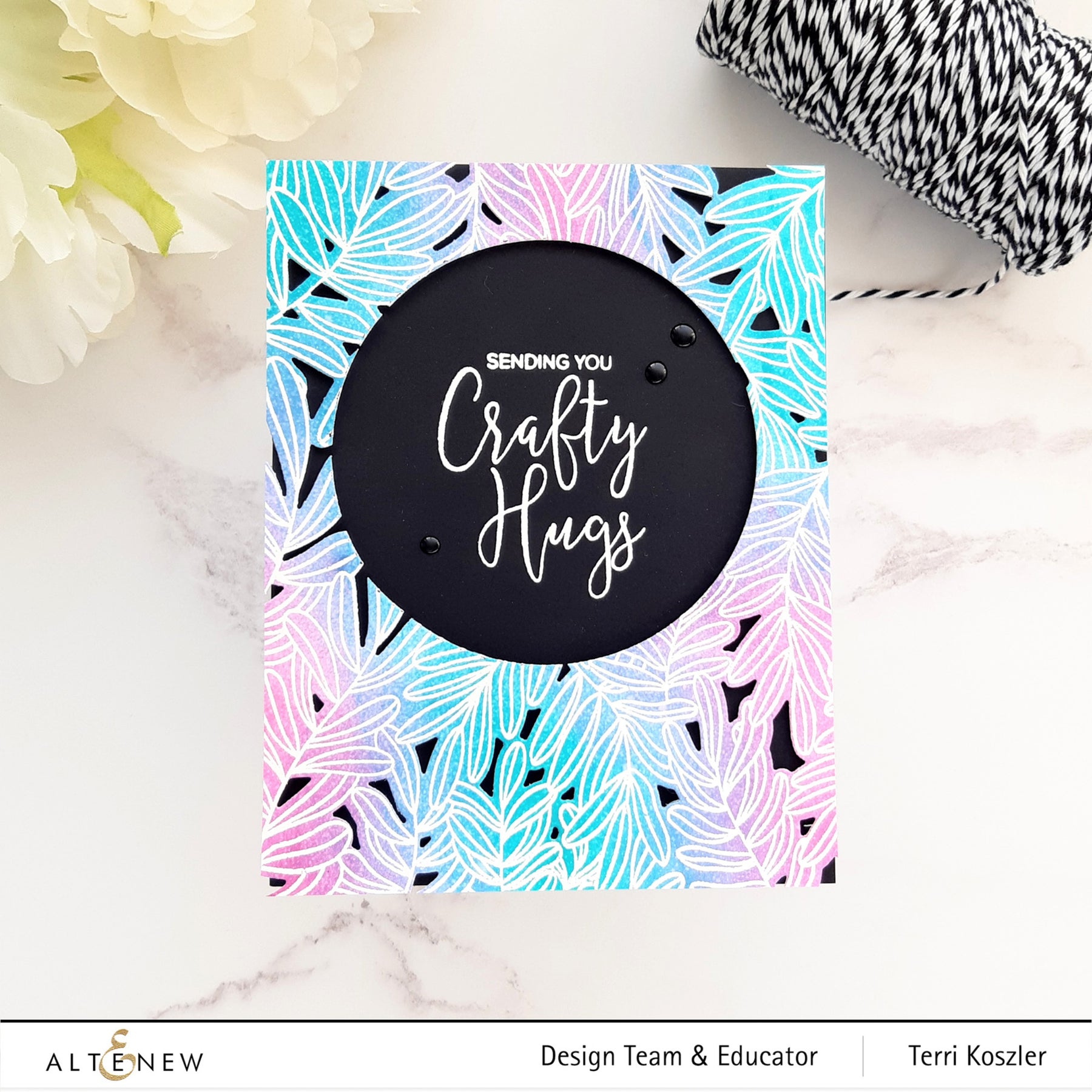 ALTENEW -Climbing Leaves Stamp Set - 14