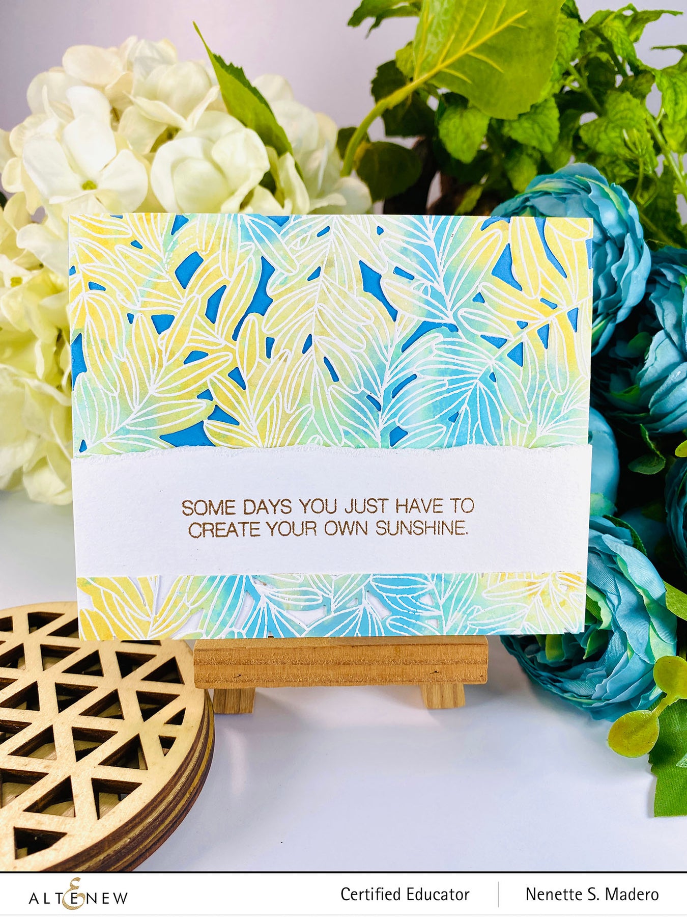 ALTENEW -Climbing Leaves Stamp Set - 9