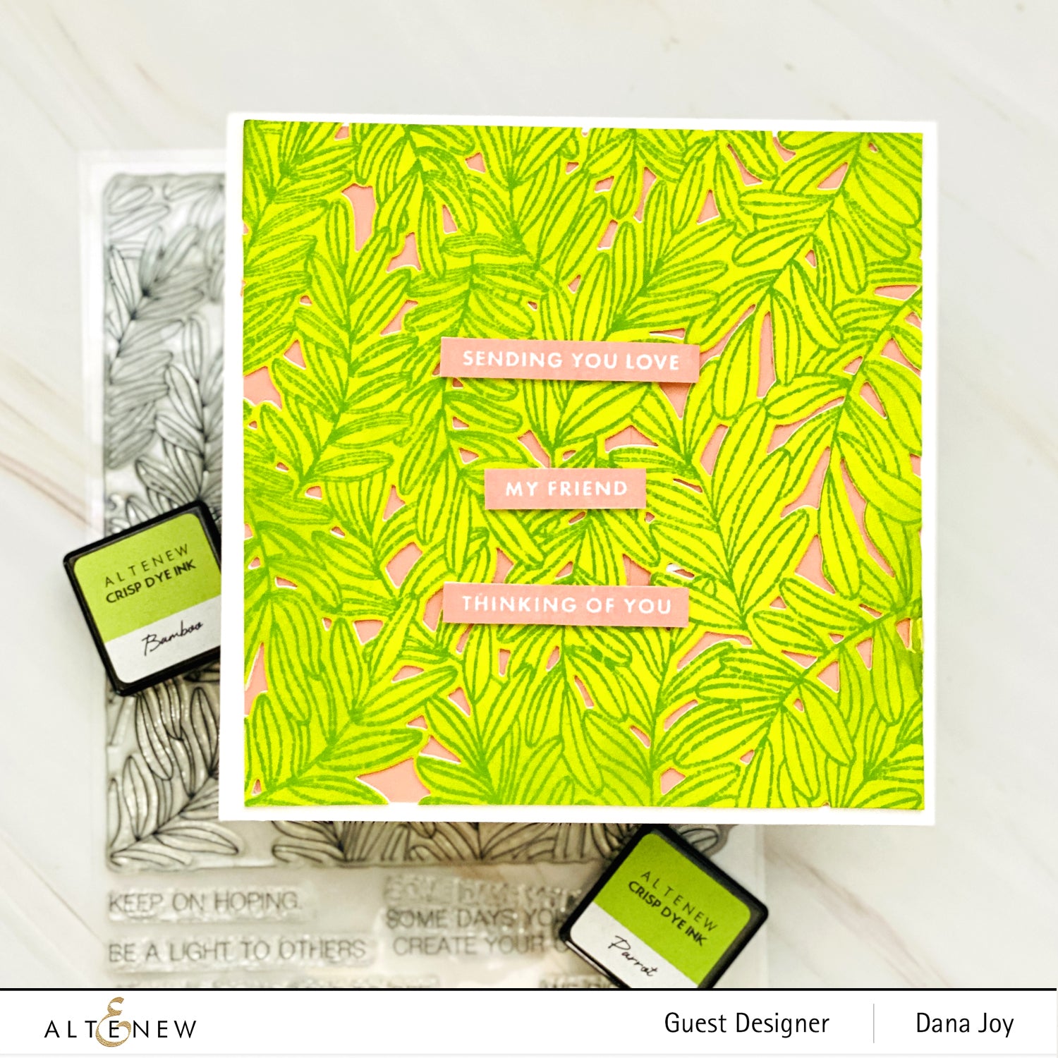 ALTENEW -Climbing Leaves Stamp Set - 5