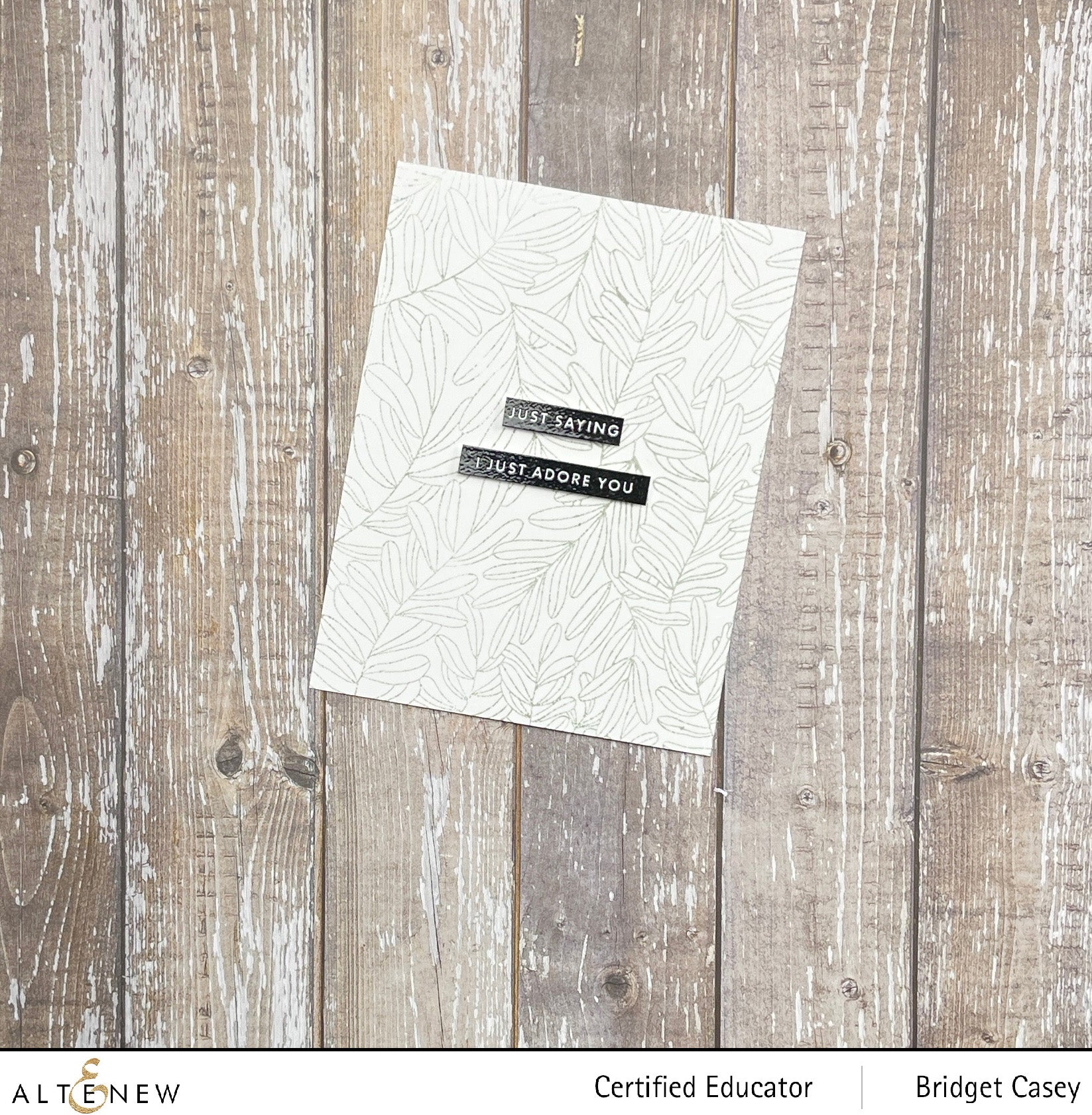 ALTENEW -Climbing Leaves Stamp Set - 18