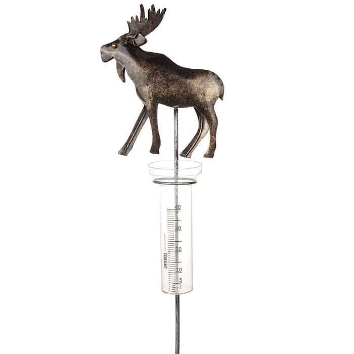 Regnmätare Älg, hamrad plåt, 115cm, regnglas medföljer - 3
