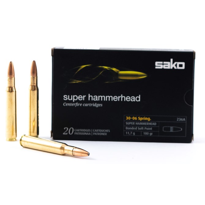 Sako 30-06 Super Hammerhead 11,7g/180gr, 20st/ask