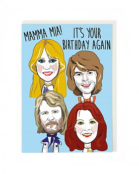 Modern Icons : ABBA - Kort med kuvert