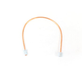 Brake line, fron left 240 1975-77 (bakre)