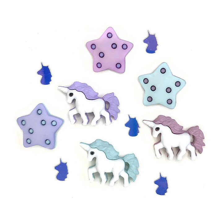 Buttons Galore - Unicorn Party